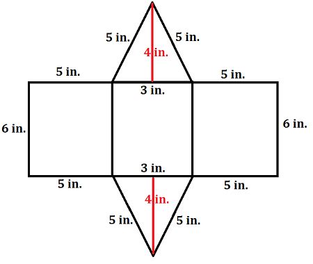 triangular prism calculator using nets.